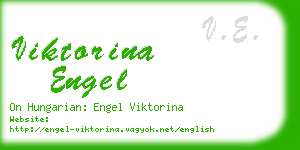 viktorina engel business card